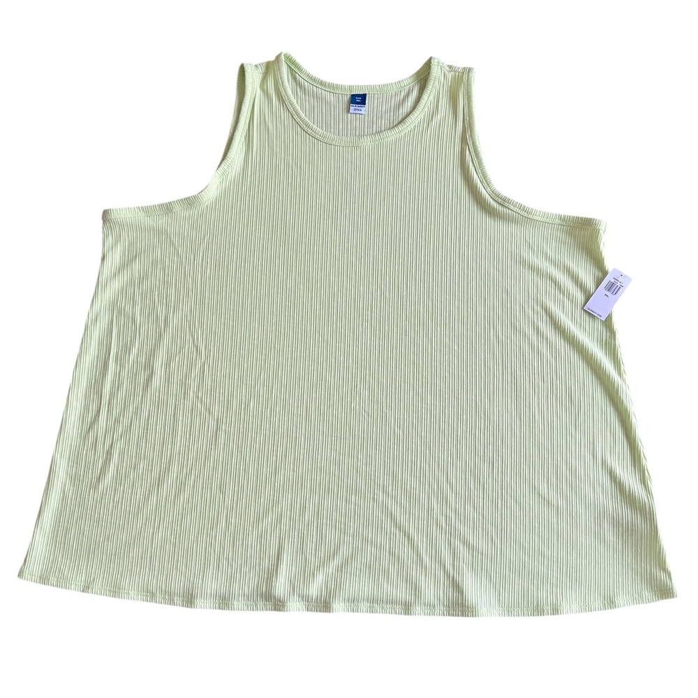 NWT Old Navy Yellow Sleeveless Ribbed Tank XXL